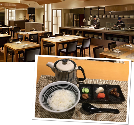 お変わり自由のかまど炊きご飯(安藤様撮影)