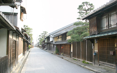 近江八幡の町並み