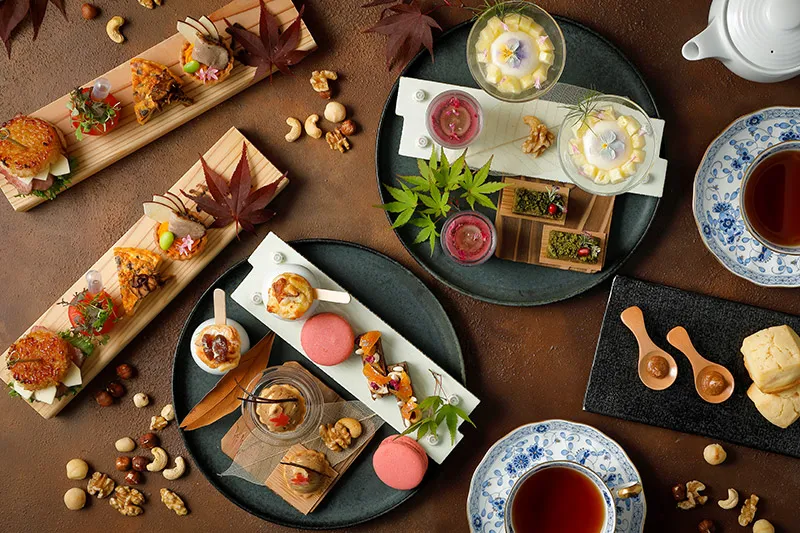 秋の実りあふれるアフタヌーンティー Autumn Harvest Afternoon Tea