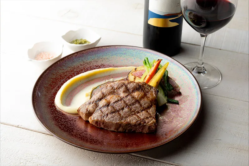 りんご和牛信州牛リブアイのグリル