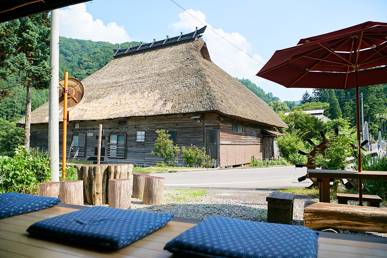 古民家カフェ かっぱ亭からの眺め