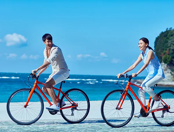 レンタサイクルで白浜めぐり