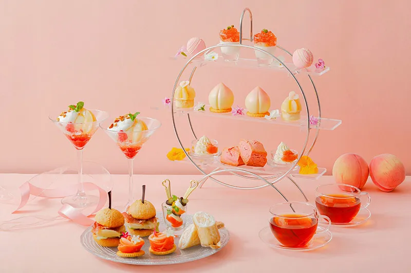 Arakawa Peach Afternoon Tea