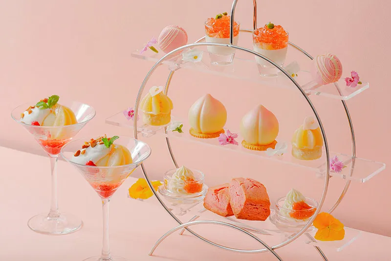 Arakawa Peach Afternoon Tea
