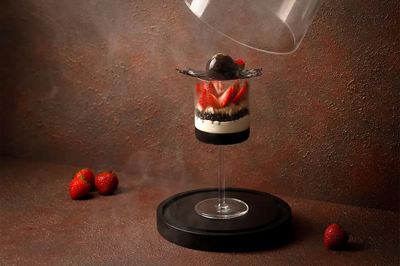 まりひめのティラミスパフェ スモークエッセンス