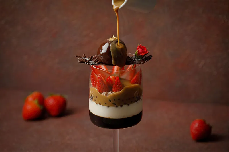 まりひめのティラミスパフェ スモークエッセンス