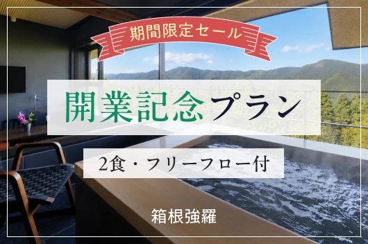 【開業記念】期間限定 WAKAN体験プラン（2食・フリーフロー付）