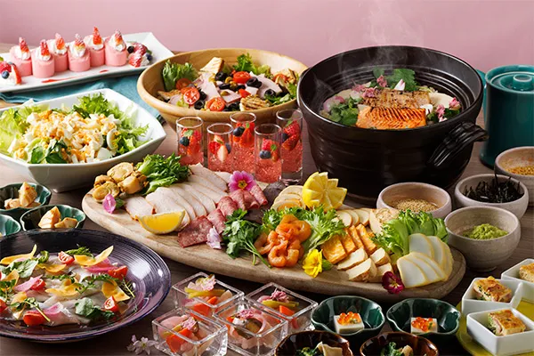 Smoke & Grill Semi-Buffet Dinner ～YAMANASHI Spring Delights