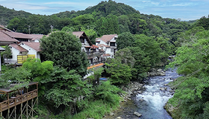 天城湯ケ島の宿風景