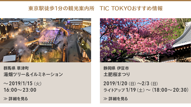 $BEl5~1XELJb(B1$BJ,$N4Q8w0FFb=j!V(BTIC TOKYO$B!W$*$9$9$a>pJs(B
