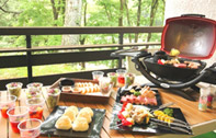 【修善寺】コテージテラスBBQ　－森の中、オープンエアのプライベート空間で－