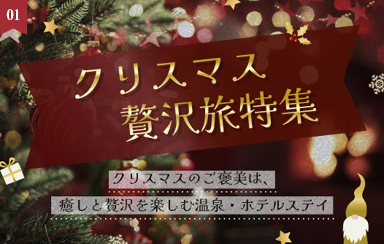 大切な人との特別な日におすすめのプランをご紹介！「クリスマス特集」