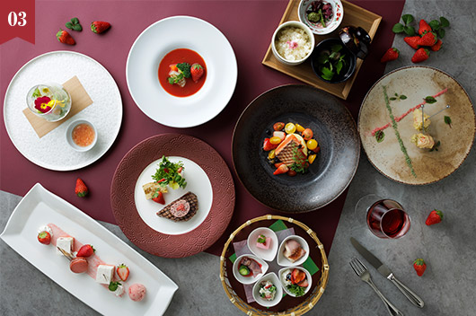 富士マリオットホテル山中湖　いちごの天ぷらから始まる春色ディナーコース付「Strawberry Symphony Stay」(2食付)