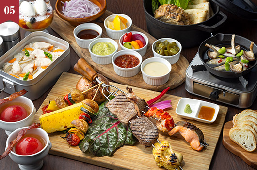 伊豆マリオットホテル修善寺 ホテルレストランにて快適BBQ！「Dynamic Share Plate Dinner Stay -BBQ Style-」(1泊2食)