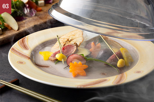 伊豆マリオットホテル修善寺 燻製の香りに包まれる秋の夜長「Dynamic Share Plate Dinner Stay -Smoky & Cozy-」(2食付)