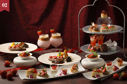 南紀白浜マリオットホテル　冬の夜を彩る、まりひめのハイティー付「Twilight Strawberry Night Stay」(2食付)