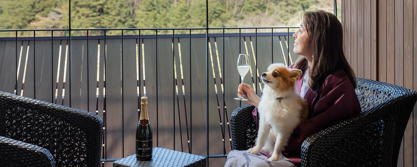 ワンちゃんと楽しくリゾートステイ　修善寺