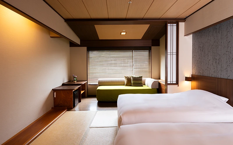 ラフォーレ伊東温泉 湯の庭　和室ベッドルーム