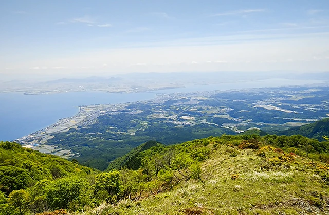 山稜線からの琵琶湖