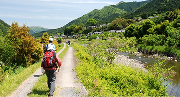 旅先で健康ウォーキング